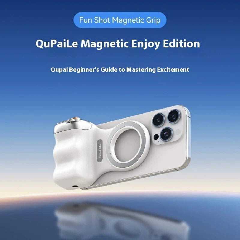Magnetic Phone Grip with Remote