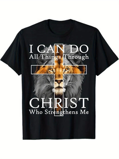 Inspirational Lion Tee for Women