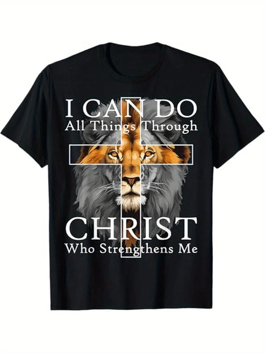 Inspirational Lion Tee for Women